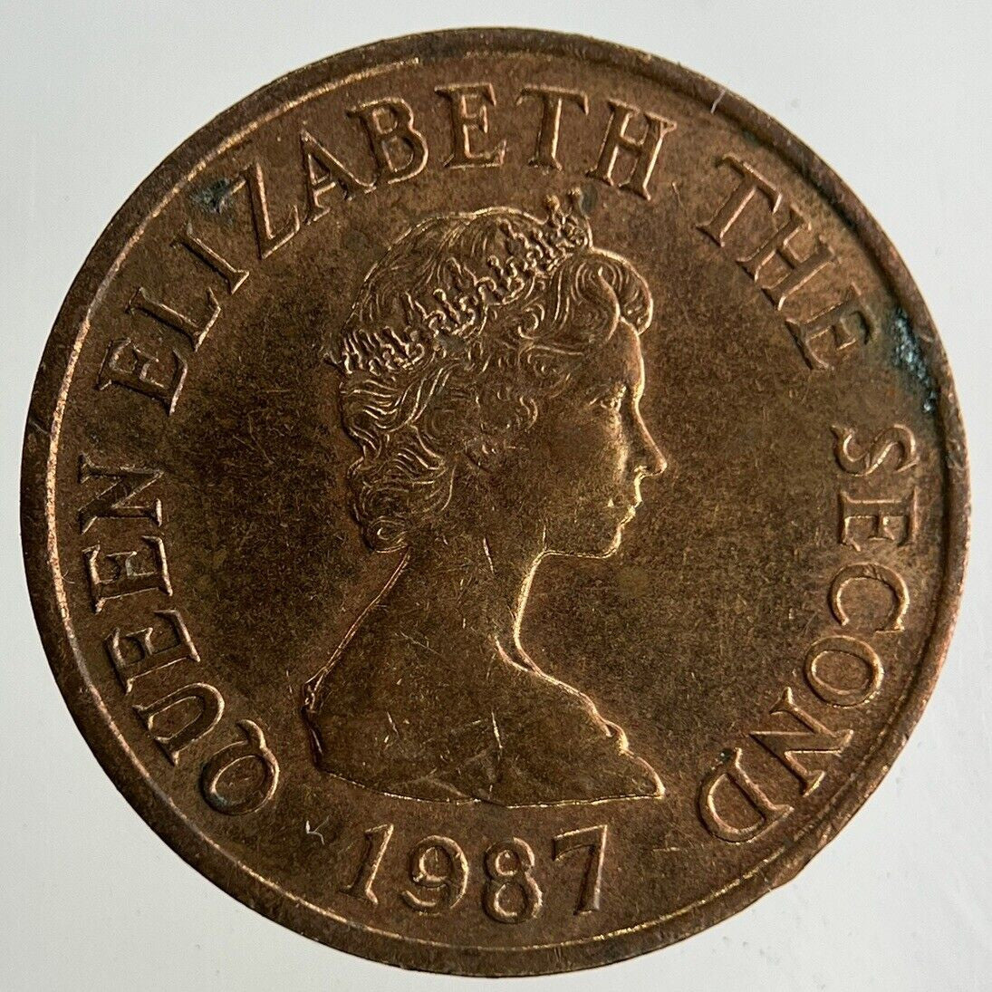 1987 Jersey 1p One Penny Coin | Fine Collectable Grade