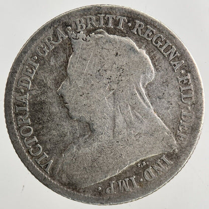 1900 Victoria Shilling Silver Coin | Collectable Grade