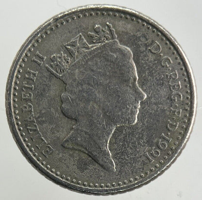 1991 Elizabeth II 2nd 5p Five - Pence Coin | Fine Collectable Grade