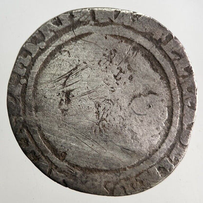 1567 Elizabeth I 1st Sixpence Silver Hammered Coin | Collectable Grade | a1034