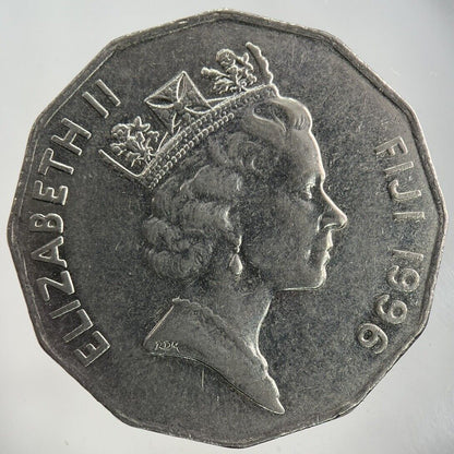 1996 Fiji 50 Cents Coin | Fine Collectable Grade