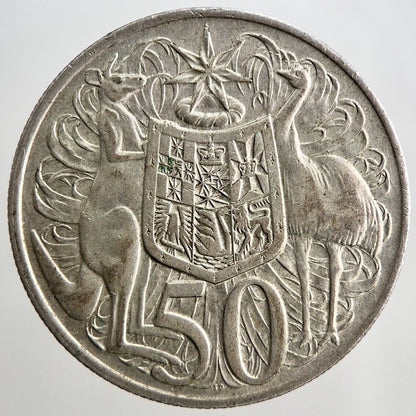 1966 Australia 50 Cents Silver Coin | Very High Grade | a1395