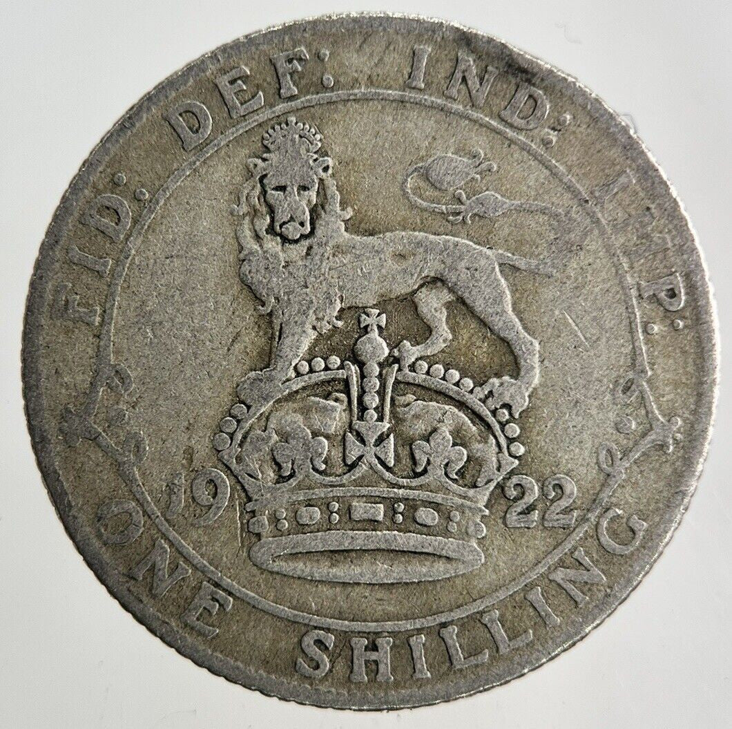 1922 George V Shilling Silver Coin | Collectable Grade