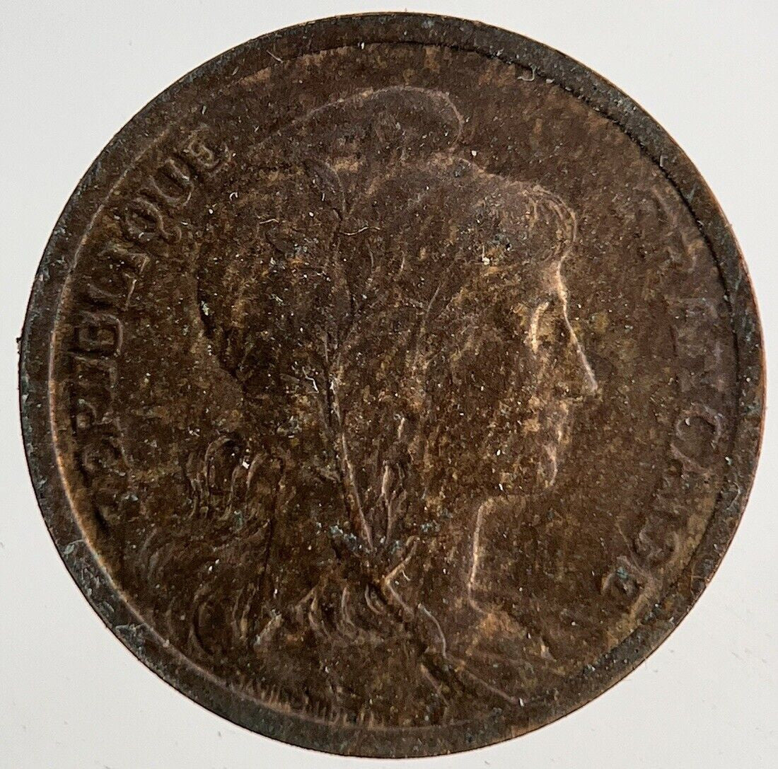 1899 France Un 1 Centime Coin | Fine Collectable Grade