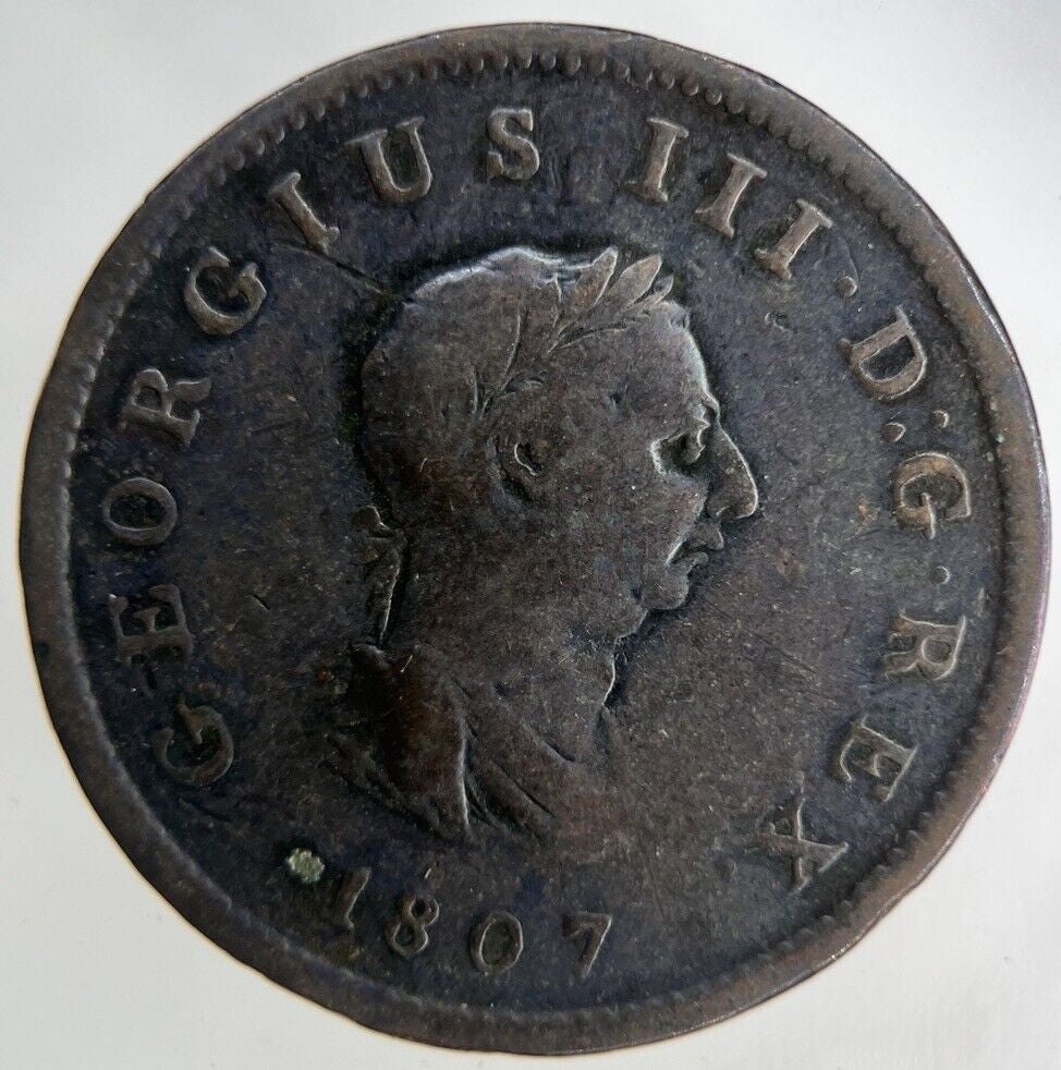 1807 George III 3rd Half - Penny Coin | Collectable Grade
