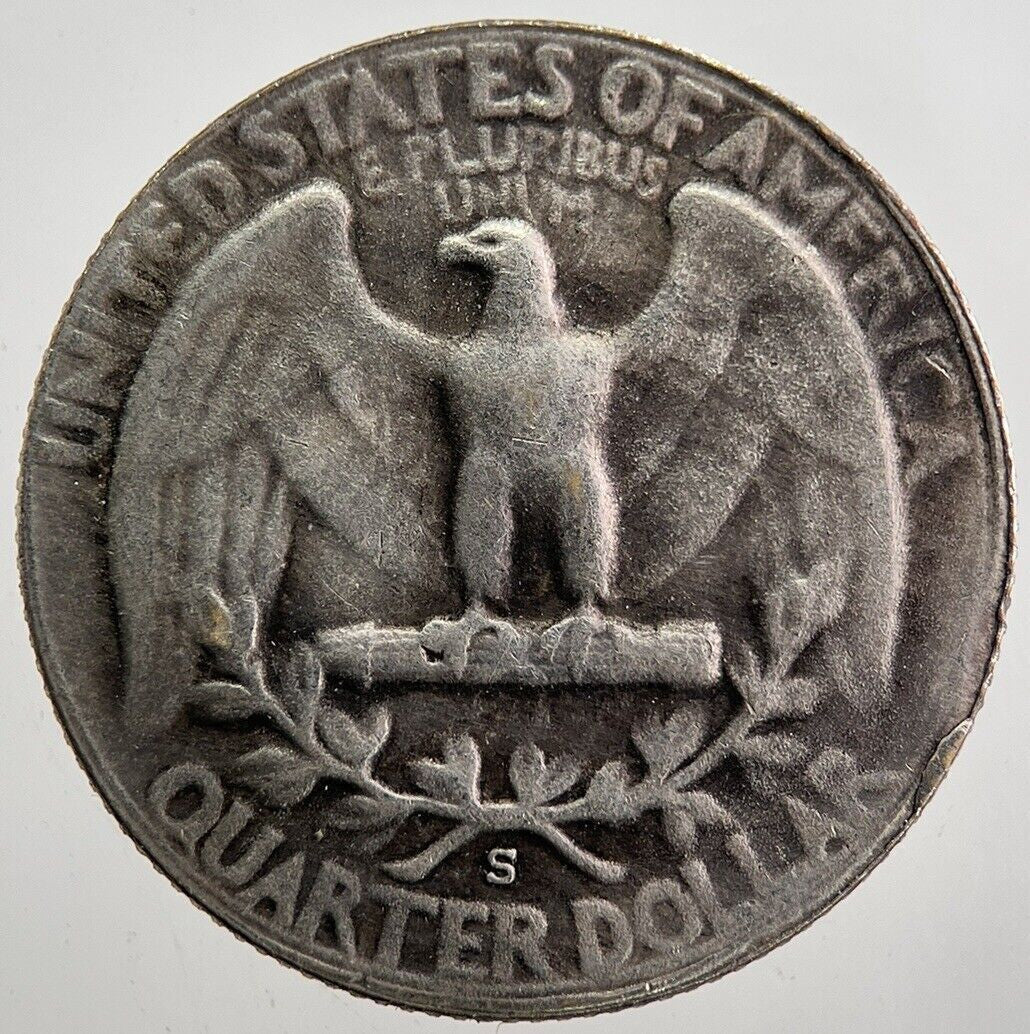1946 - S US USA Quarter Dollar Silver Coin | Fine Collectable Grade | a7949