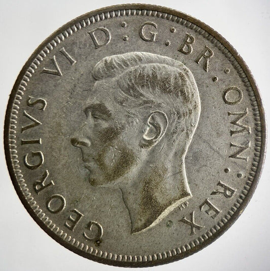 1941 George VI Half - Crown Silver Coin | Very High Grade