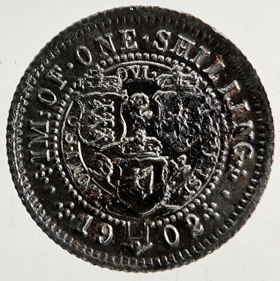1902 Edward VII Toy Money One Shilling Coin | Fine Collectable Grade