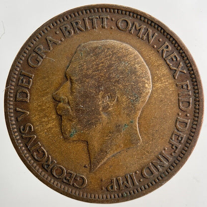 1929 George V Half - Penny Coin | Collectable Grade