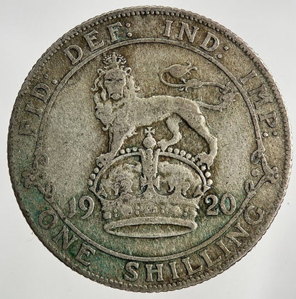 1920 George V Shilling Silver Coin | Collectable Grade