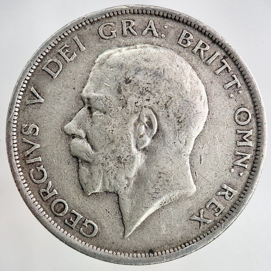 1916 George V Half - Crown Silver Coin | Fine Collectable Grade