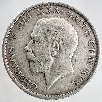 1916 George V Half - Crown Silver Coin | Fine Collectable Grade