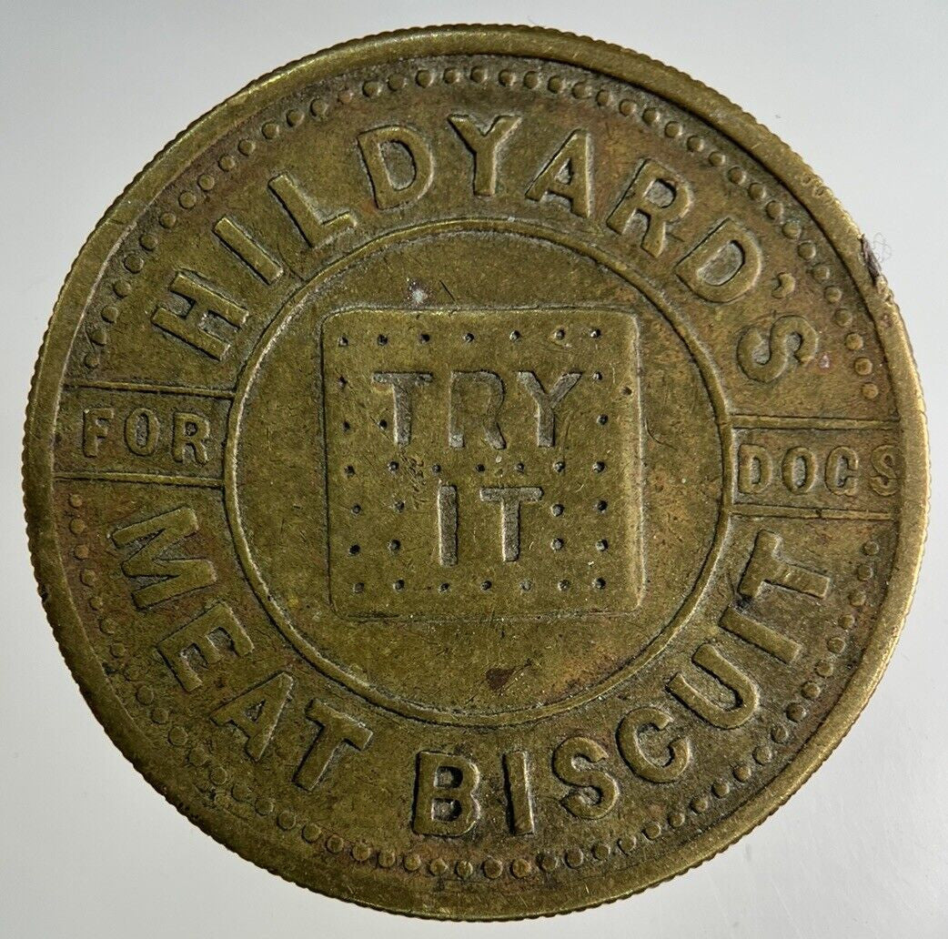 British Hildyard’s Meat Biscuit For Dogs Token Coin | Collectable Grade