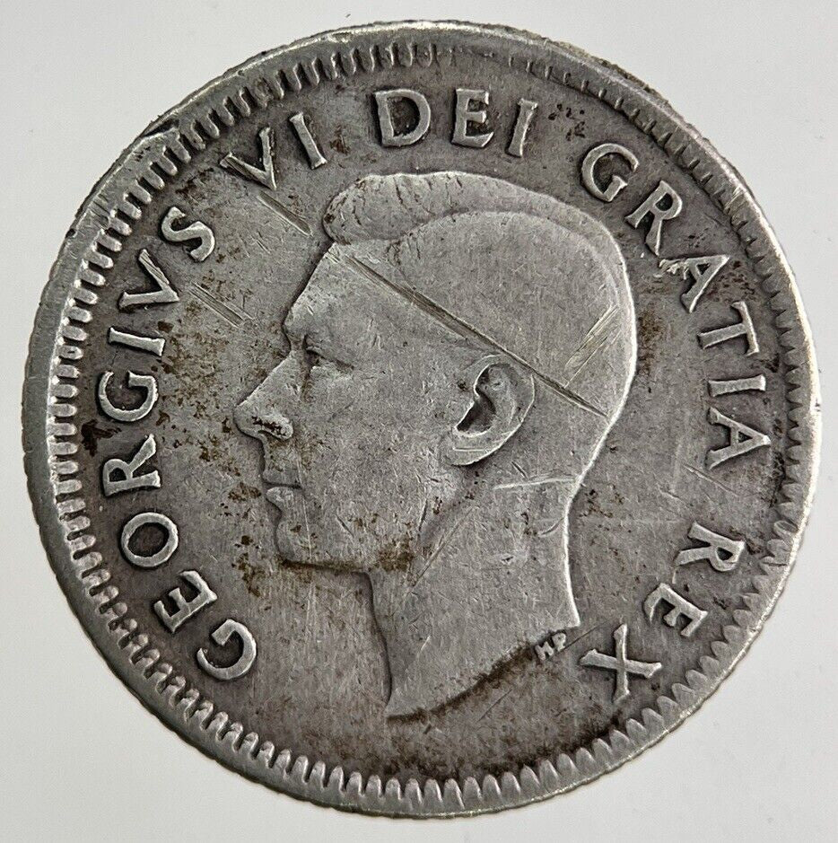 1952 Canada 10 Cents Silver Coin | Collectable Grade