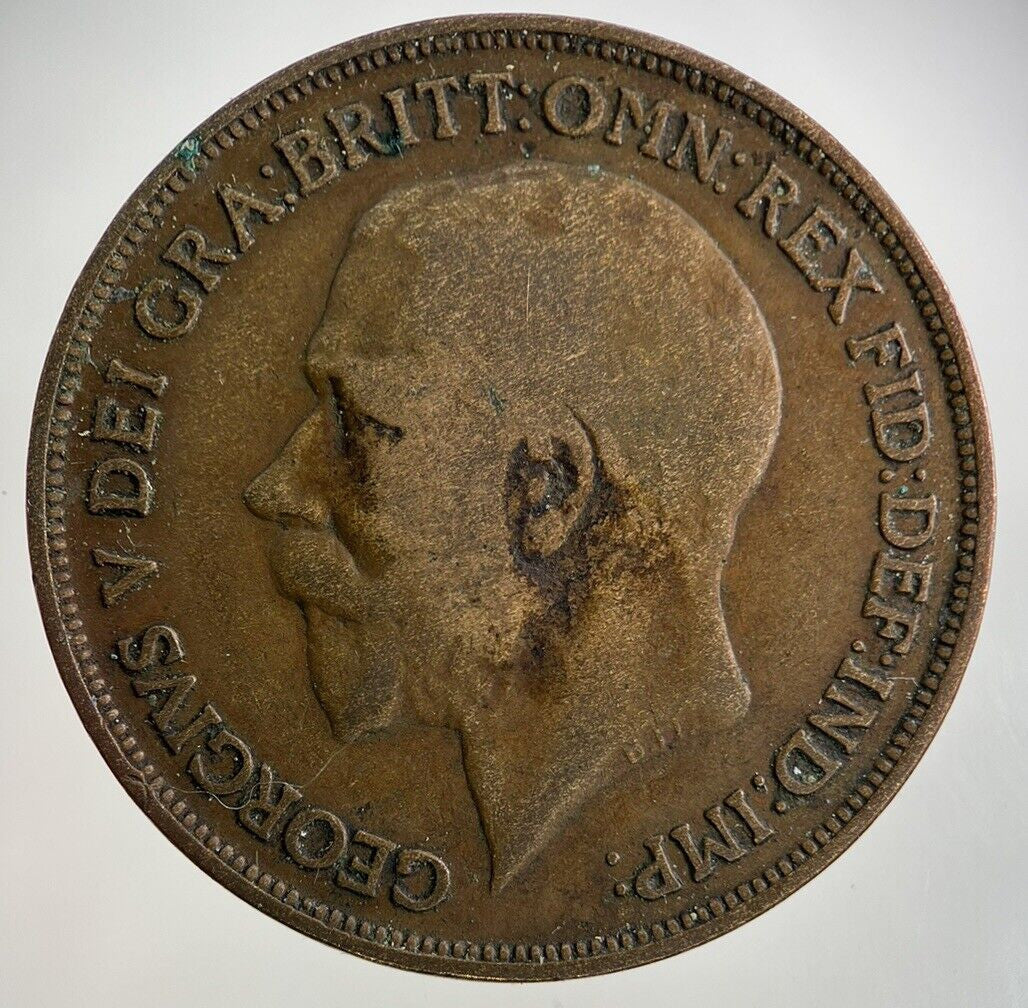 1913 George V One Penny Coin | Collectable Grade