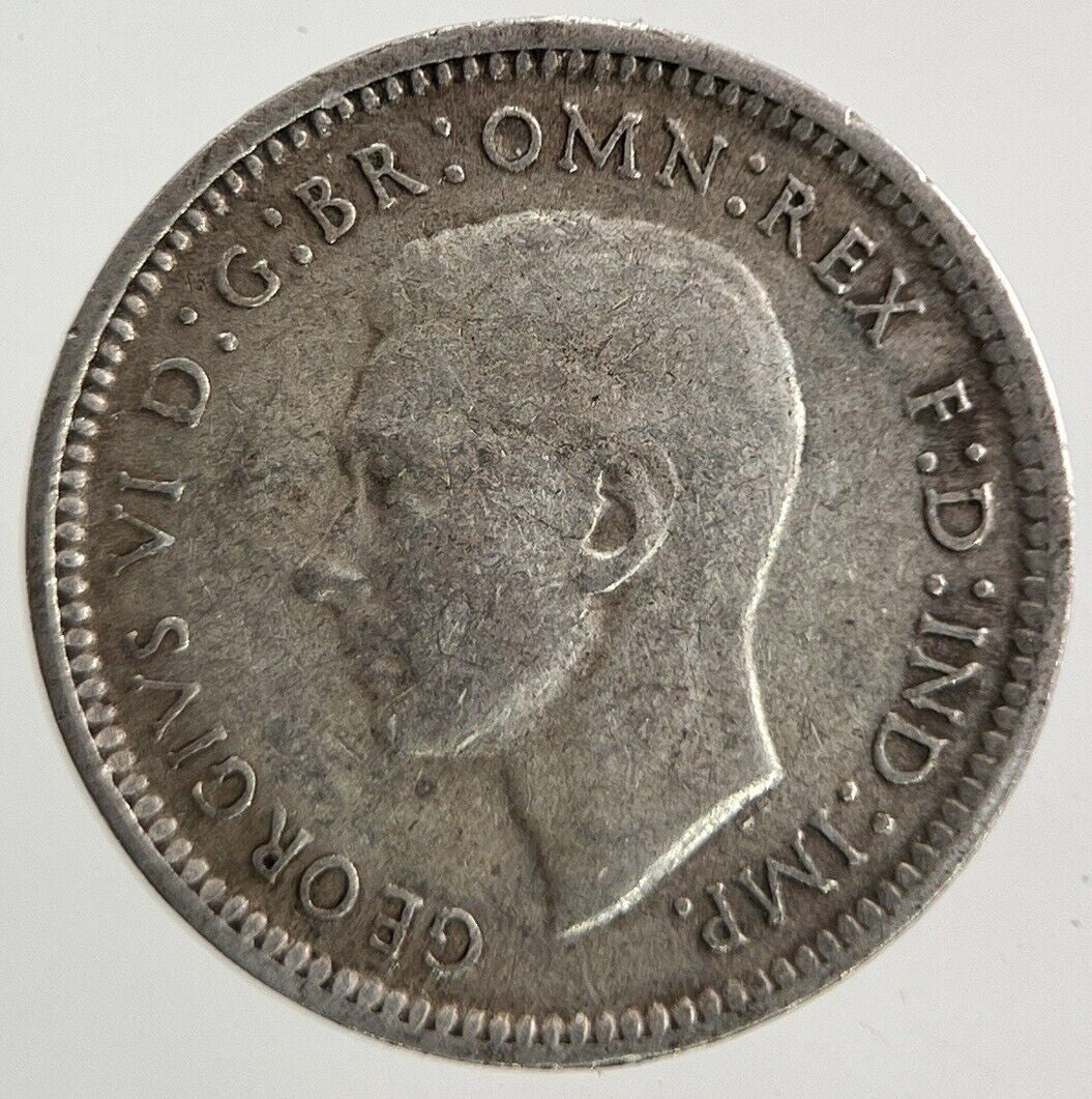 1944 - S Australia Threepence Silver Coin | Fine Collectable Grade