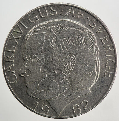 1982 Sweden 1 Krona Coin | Very High Grade