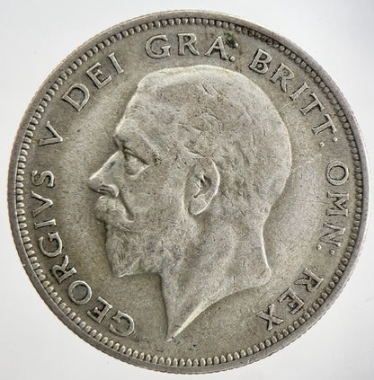 1932 George V Half - Crown Silver Coin | Fine Collectable Grade