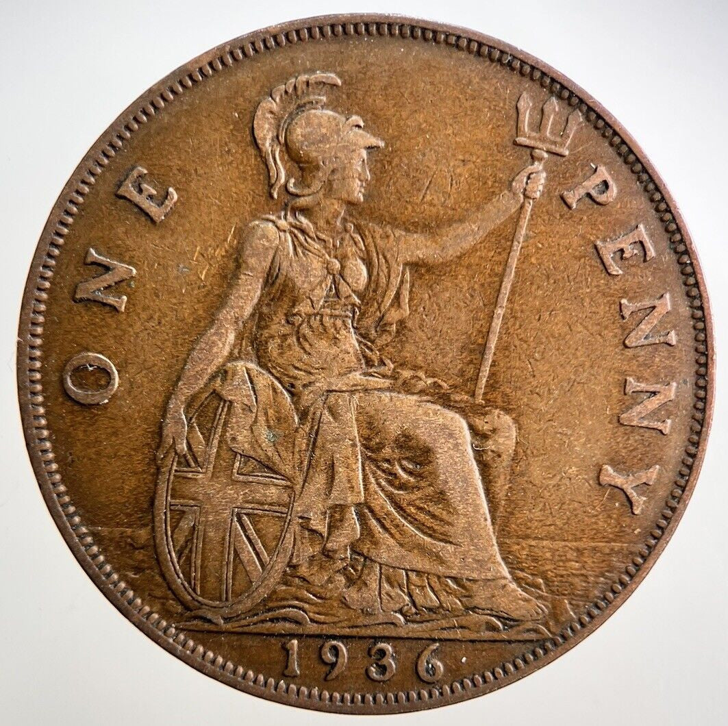 1936 George V Penny Coin | Fine Collectable Grade | a2936