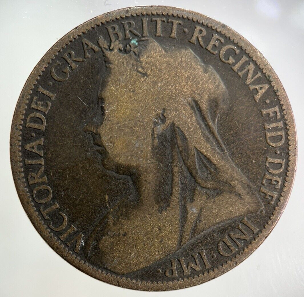 1897 Victoria One Penny Coin | Collectable Grade