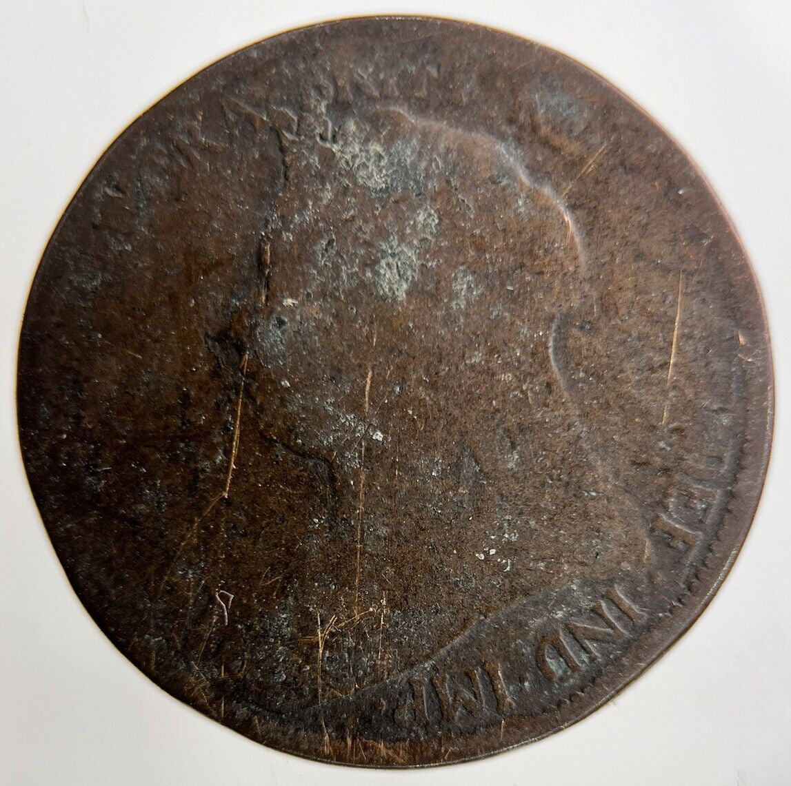 1899 Victoria Half - Penny Coin | Fair Grade