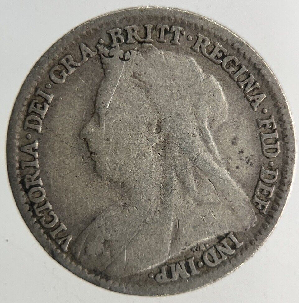 1895 Victoria Threepence Silver Coin | Collectable Grade