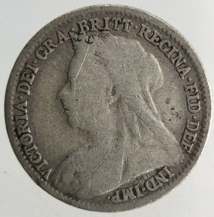 1895 Victoria Threepence Silver Coin | Collectable Grade
