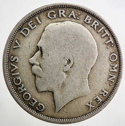 1922 George V Half - Crown Silver Coin | Collectable Grade | a3788