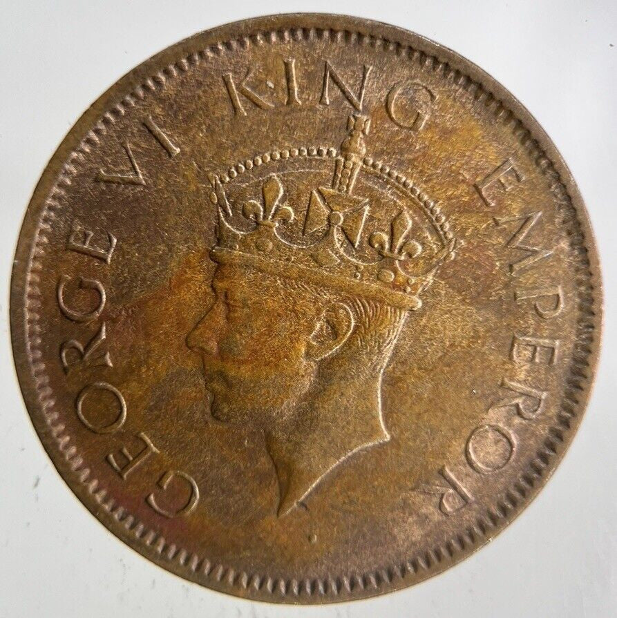 1940 India 1/4 Quarter Anna Coin | Fine Collectable Grade