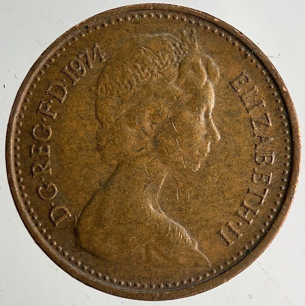 1974 Elizabeth II New 1/2 Half - Penny Coin | Very High Grade