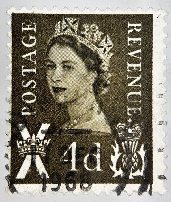 1968 British Elizabeth II 4 Four - Pence Stamp | Collectable Grade