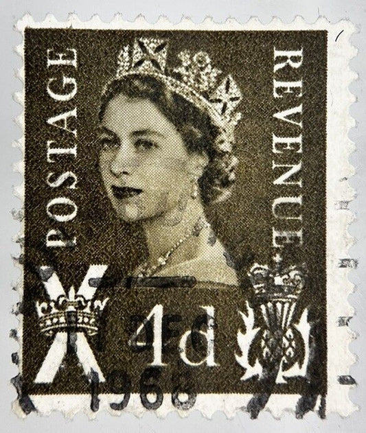 1968 British Elizabeth II 4 Four - Pence Stamp | Collectable Grade