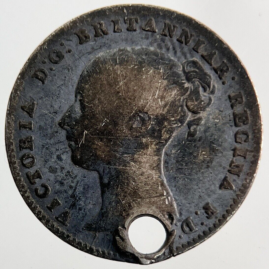 1856 Victoria Threepence Silver Coin | Fine Collectable Grade