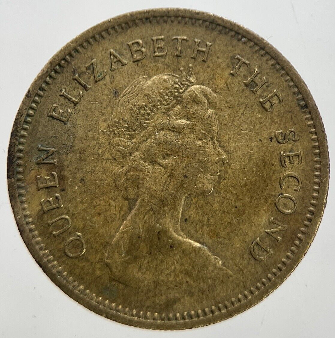 1980 Hong Kong 50 Fifty Cents Coin | Fine Collectable Grade | a7294