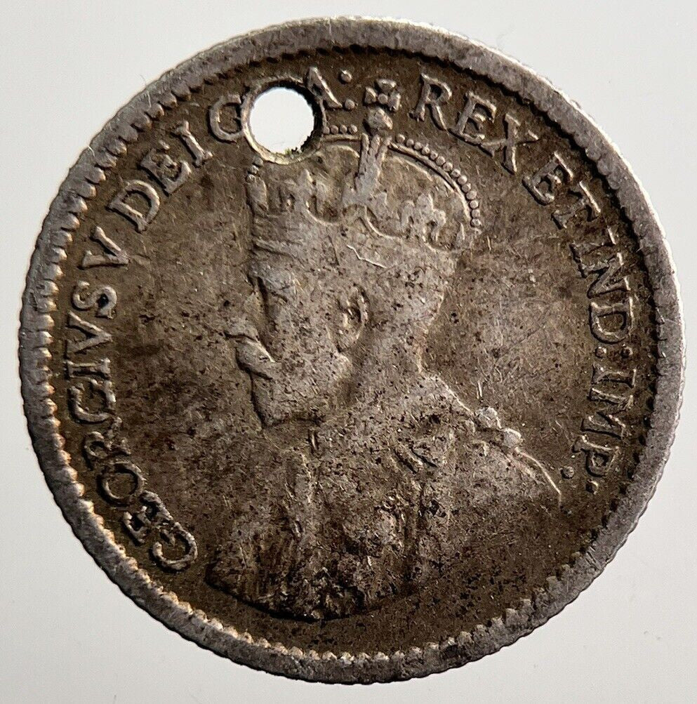 1914 Canada 5 Cents Silver Coin | Fine Collectable Grade | a3568
