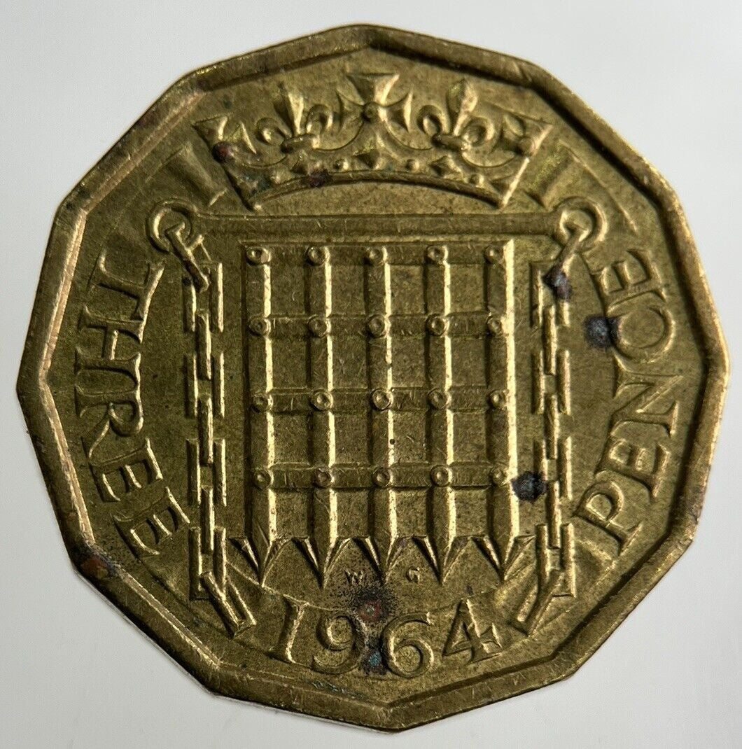 1964 Elizabeth II 2nd Threepence Coin | Very High Grade