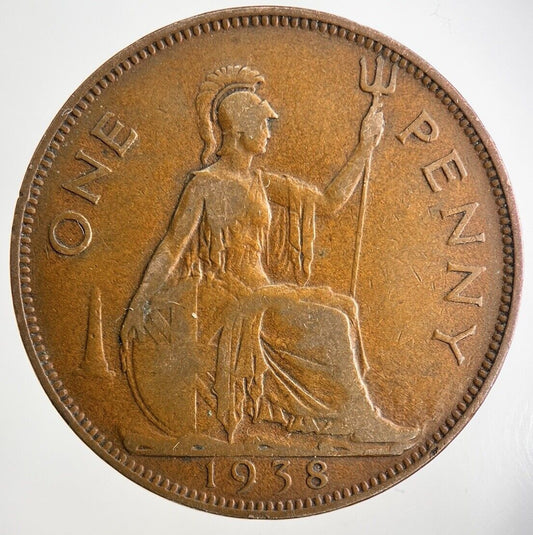 1938 George VI One Penny Coin | Fine Collectable Grade