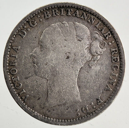 1886 Victoria Threepence Silver Coin | Fine Collectable Grade