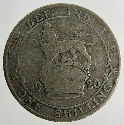 1920 George V Shilling Silver Coin | Collectable Grade