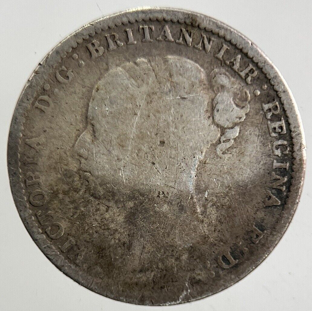 1885 Victoria Threepence Silver Coin | Collectable Grade