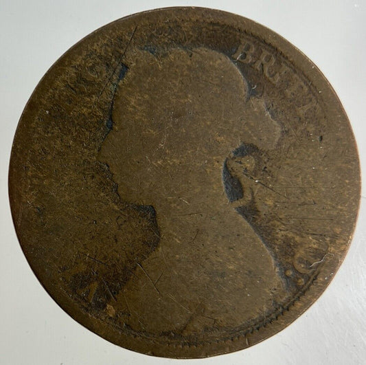 1888 Victoria Half-Penny Coin | Fair Grade