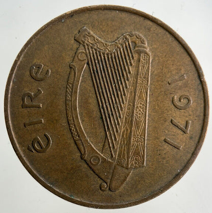 1971 Irish 2p Two - Pence Coin | Fine Collectable Grade