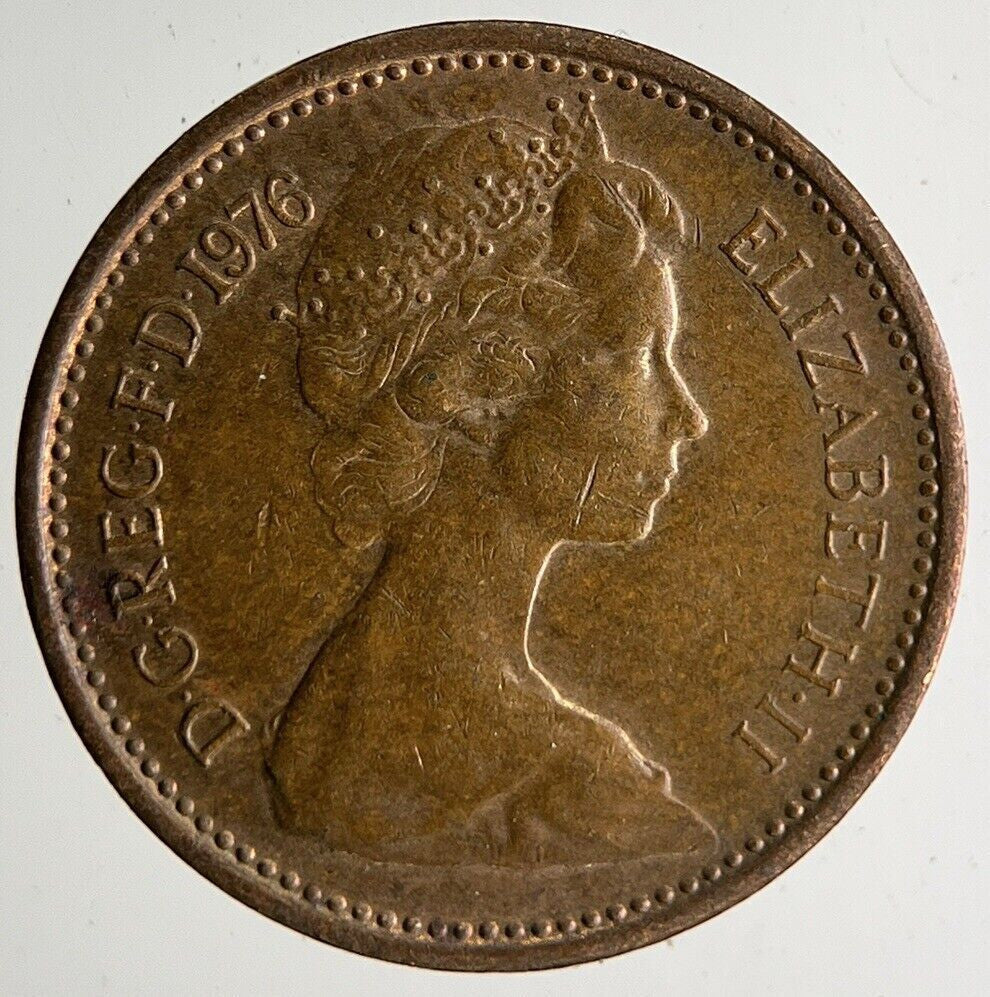 1976 Elizabeth II New 1/2 Half - Penny Coin | Very High Grade