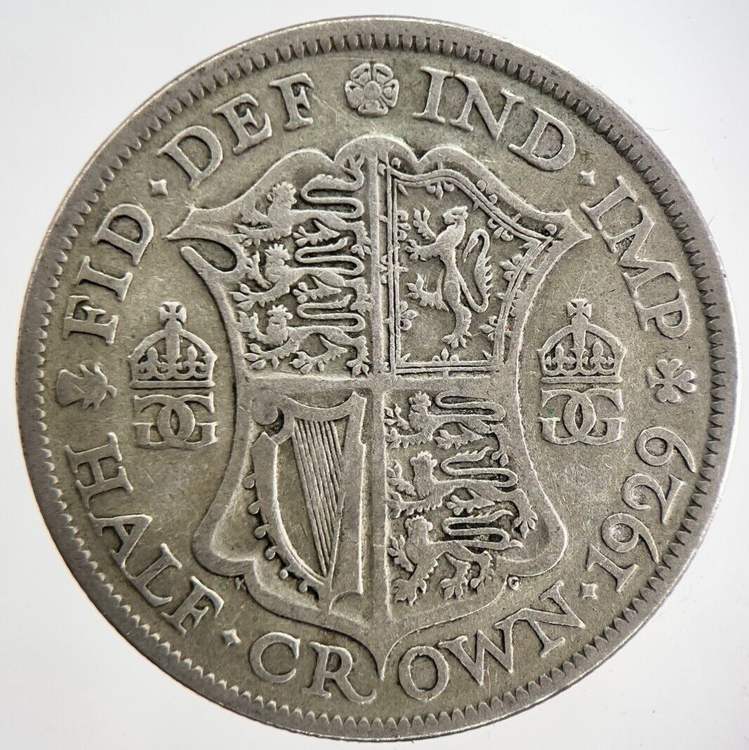 1929 George V Half - Crown Silver Coin | Collectable Grade