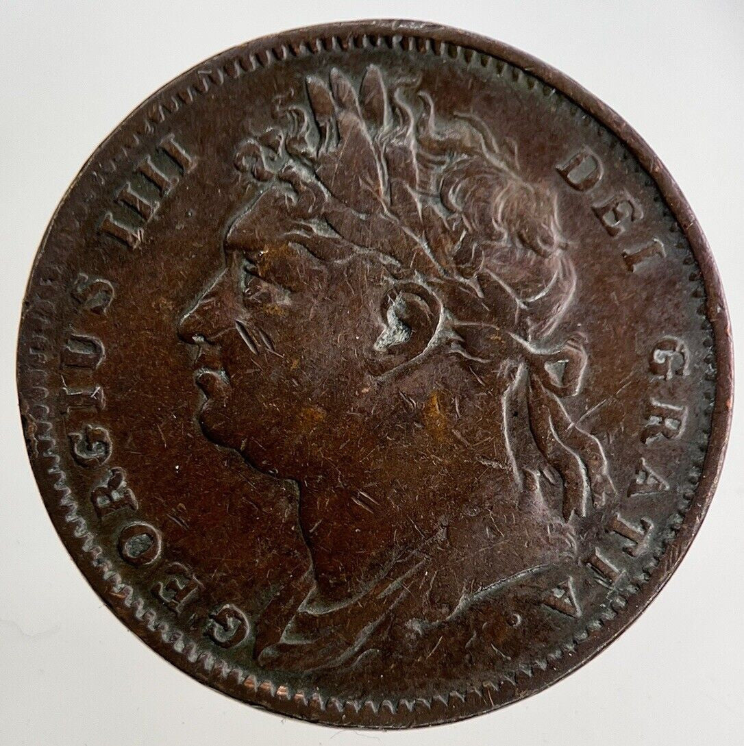 1822 George IV Farthing Coin | Fine Collectable Grade