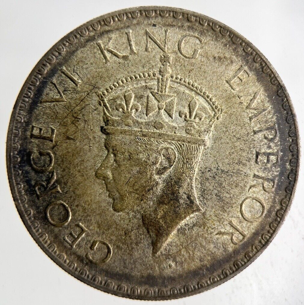 1940 India One Rupee Silver Coin | Fine Collectable Grade
