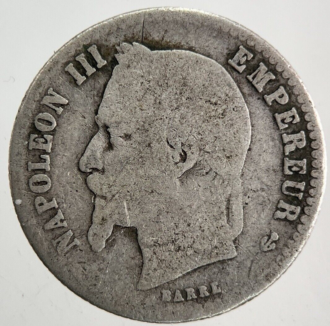 1867 France 20 Cent Silver Coin | Collectable Grade