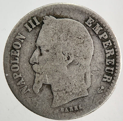 1867 France 20 Cent Silver Coin | Collectable Grade