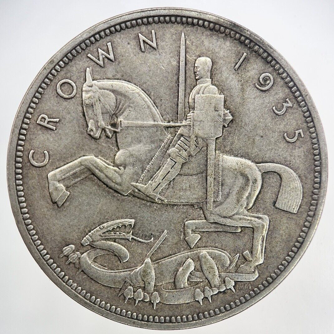 1935 George V Crown Silver Coin | Fine Collectable Grade | a121