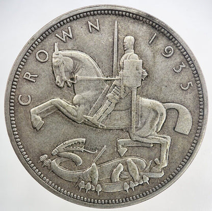1935 George V Crown Silver Coin | Fine Collectable Grade | a121